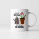Babcia (imię) - co posieje, to urośnie - kubek na prezent dla babci - produkt personalizowany