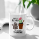 Babcia (imię) - co posieje, to urośnie - kubek na prezent dla babci - produkt personalizowany