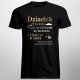 Dziadek to ktoś ze srebrem na włosach i złotem w sercu - męska koszulka na prezent dla dziadka - produkt personalizowany