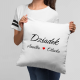 Dziadek + imiona wnuków - poduszka na prezent dla dziadka - produkt personalizowany