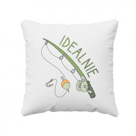 Idealnie (wędka) - poduszka na prezent