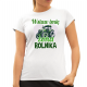 (Imię) żona rolnika - damska koszulka na prezent - produkt personalizowany