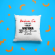 Kocham cię ty mój łobuzie, twoja (imię) - poduszka na prezent - produkt personalizowany