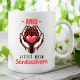 (imię) jesteś moim serduszkiem -  produkt personalizowany - kubek na prezent