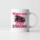 (Imię) żona strażaka - kubek na prezent - produkt personalizowany
