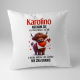 Kocham Cię za wszystko i za nic a moja miłość do Ciebie nie zna granic - poduszka na prezent - produkt personalizowany