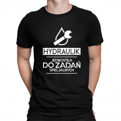 Hydraulik - jednostka do zadań specjalnych - męska koszulka na prezent