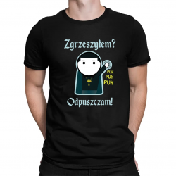 Zgrzeszyłem? Puk puk puk, odpuszczam! - męska koszulka na prezent dla fanów serialu 1670
