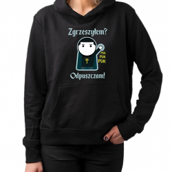 Zgrzeszyłem? Puk puk puk, odpuszczam! - damska bluza na prezent dla fanów serialu 1670