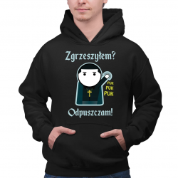 Zgrzeszyłem? Puk puk puk, odpuszczam! - męska bluza na prezent dla fanów serialu 1670