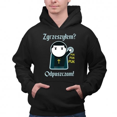 Zgrzeszyłem? Puk puk puk, odpuszczam! - męska bluza na prezent dla fanów serialu 1670