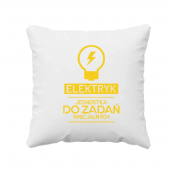 Elektryk - jednostka do zadań specjalnych - poduszka na prezent
