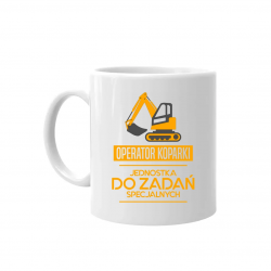 Operator koparki - jednostka do zadań specjalnych - kubek na prezent