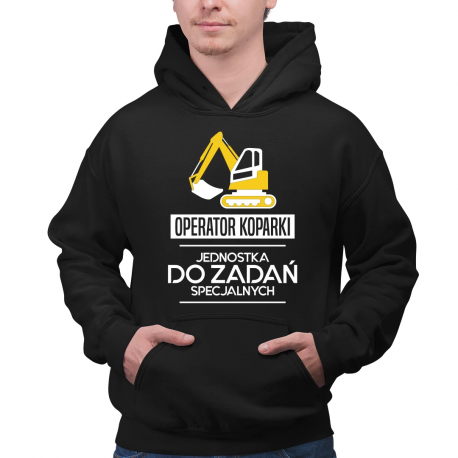Operator koparki - jednostka do zadań specjalnych - męska bluza na prezent