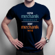 Kiepski mechanik zgaduje, dobry mechanik wie - męska koszulka na prezent
