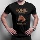 Konie wzywają - muszę iść - męska koszulka na prezent