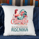Chwila relaksu dla najlepszego rolnika - poduszka na prezent