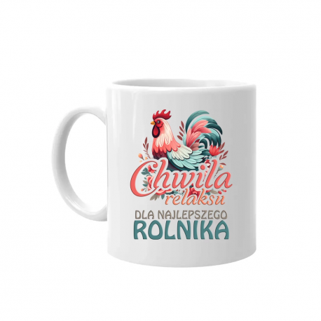 Chwila relaksu dla najlepszego rolnika - kubek na prezent