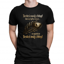 Jesteś swój chłop! V2 - męska koszulka na prezent dla fanów serialu 1670