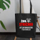 Żona strażaka jest jak normalna żona, tylko fajniejsza - torba na prezent