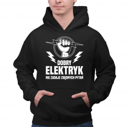 Dobry elektryk nie zadaje zbędnych pytań - męska bluza na prezent
