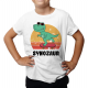 Synozaur - dziecięca koszulka z nadrukiem