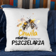 Chwila relaksu dla najlepszego pszczelarza - poduszka na prezent