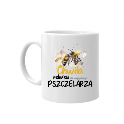 Chwila relaksu dla najlepszego pszczelarza - kubek na prezent