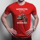 Motocykl wzywa, muszę iść - męska koszulka na prezent