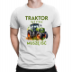 Traktor wzywa, muszę iść - wersja 2 - męska koszulka na prezent