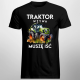 Traktor wzywa, muszę iść - wersja 2 - męska koszulka na prezent