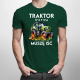 Traktor wzywa, muszę iść - wersja 2 - męska koszulka na prezent