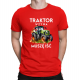 Traktor wzywa, muszę iść - wersja 2 - męska koszulka na prezent
