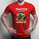 Traktor wzywa, muszę iść - wersja 2 - męska koszulka na prezent