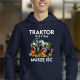 Traktor wzywa, muszę iść - wersja 2 - męska bluza na prezent