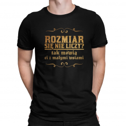 Rozmiar się nie liczy? tak mówią ci z małymi wsiami v2 - męska koszulka dla fanów serialu 1670