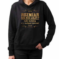 Rozmiar się nie liczy? tak mówią ci z małymi wsiami v2 - damska bluza dla fanów serialu 1670