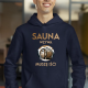 Sauna wzywa - muszę iść!  - męska bluza na prezent