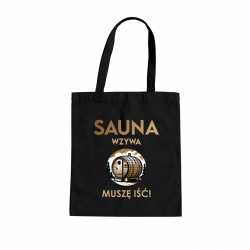 Sauna wzywa - muszę iść!  - torba na prezent