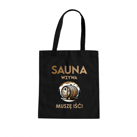 Sauna wzywa - muszę iść!  - torba na prezent