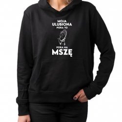 Moja ulubiona pora: to pora na mszę - damska bluza na prezent