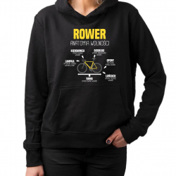 Rower anatomia wolności - damska bluza na prezent