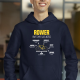 Rower anatomia wolności - męska bluza na prezent