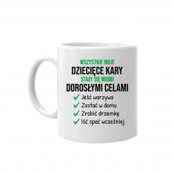 Wszystkie moje dziecięce kary - kubek na prezent