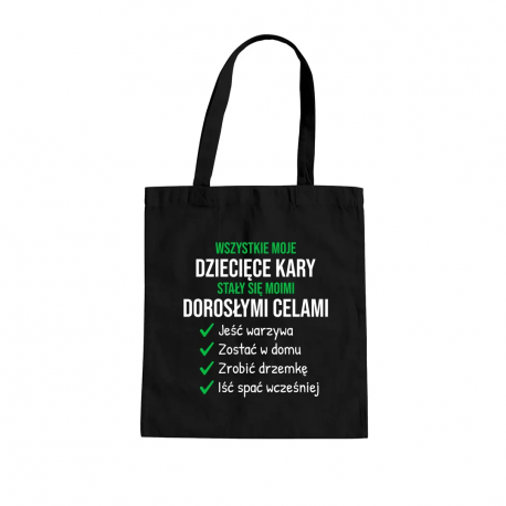 Wszystkie moje dziecięce kary - torba na prezent