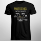 Motocykl - anatomia wolności - męska koszulka na prezent