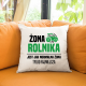 Żona rolnika jest jak normalna żona, tylko fajniejsza - poduszka na prezent