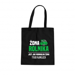 Żona rolnika jest jak normalna żona, tylko fajniejsza - torba na prezent