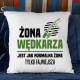 Żona wędkarza jest jak normalna żona, tylko fajniejsza - poduszka na prezent