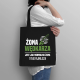 Żona wędkarza jest jak normalna żona, tylko fajniejsza - torba na prezent